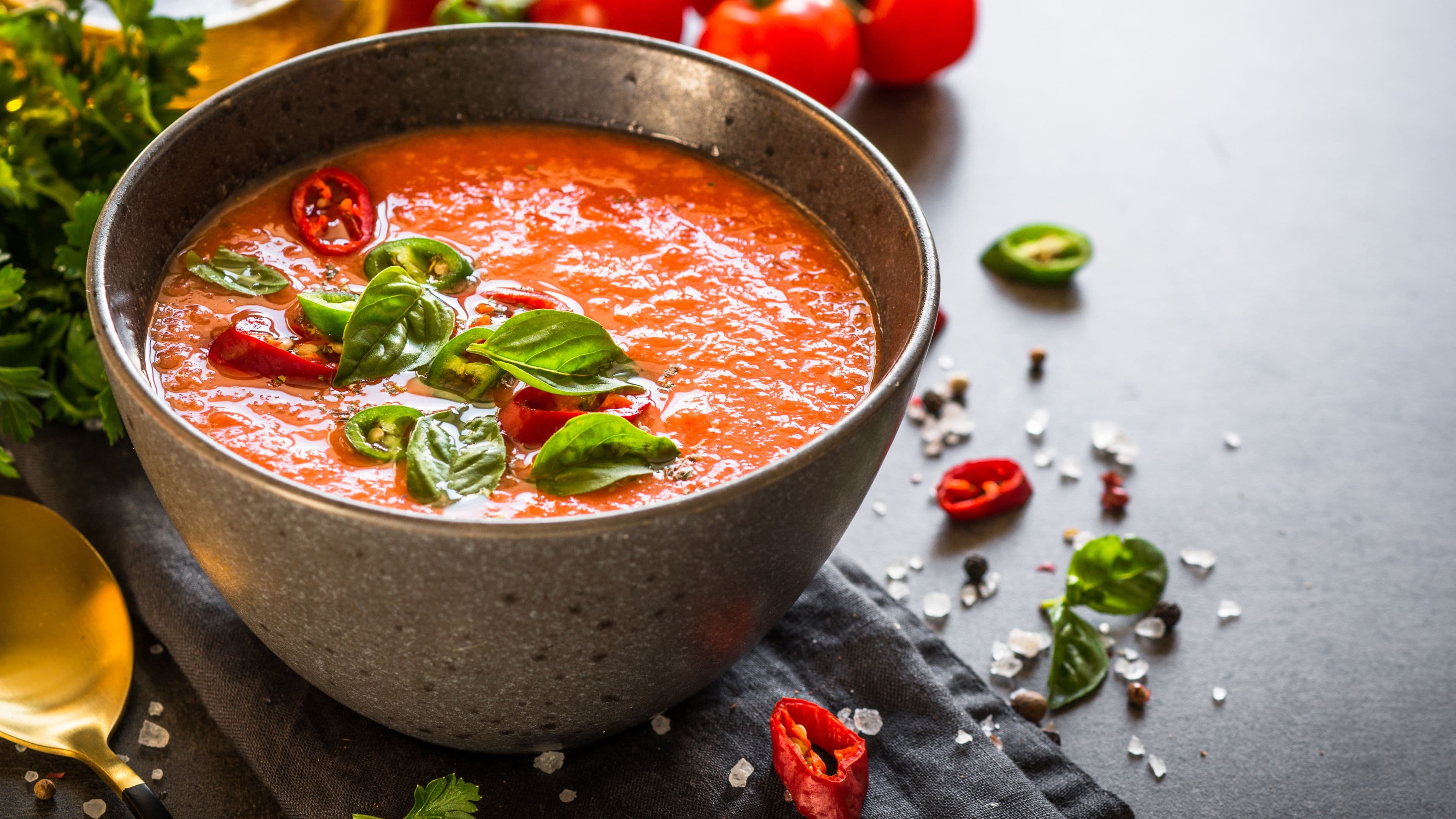 Roasted Tomato Soup From Scratch in Under an Hour